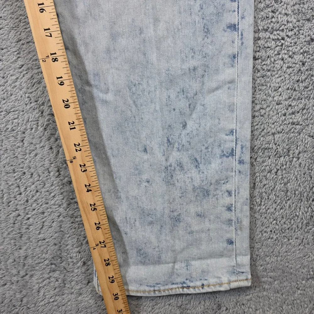 Levis 541 Jeans Mens 36x32 Blue Acid Wash Athletic Fit Stretch Tapered Denim NWT